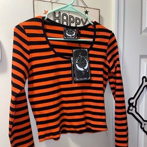 XXL Izora Ribbed Top Pumpkin (Killstar)